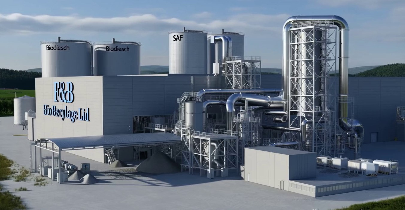 F&B Bio Recyclage Ltd Launches Innovative Waste-to-SAF Project to Promote Sustainable Aviation.